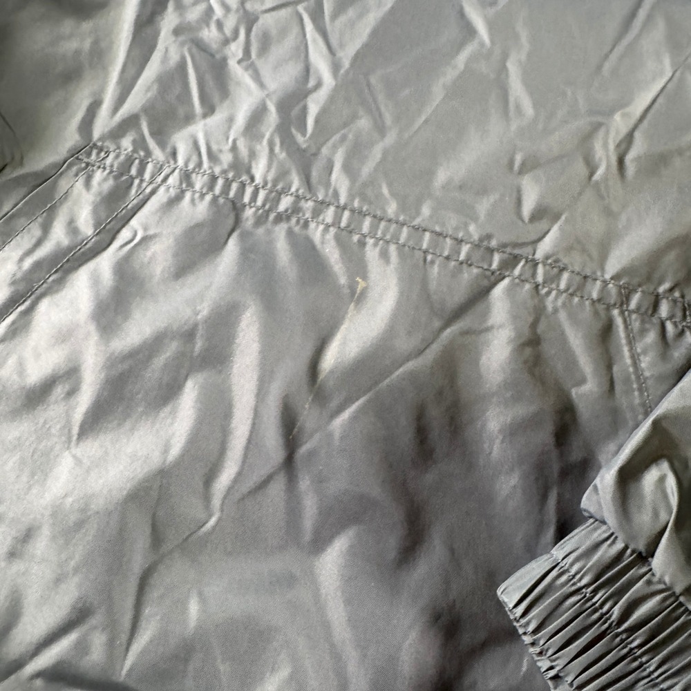 Vintage JcPenney Olympics USA Gray Grey Windbreaker Men's Medium 1/2 Zip Jacket - Picture 3 of 8